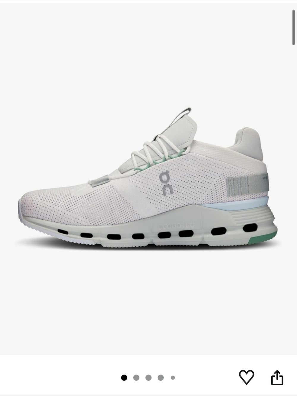 On cloud Cloudnova glacier sneakers